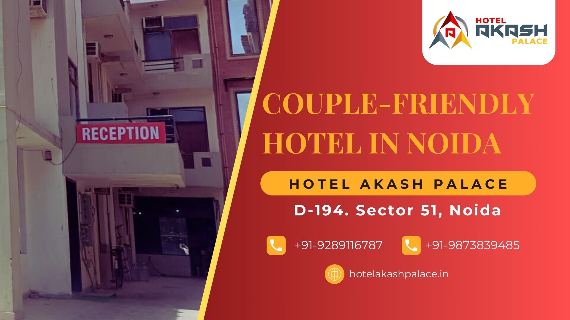 Couple Friendly Hotel in Noida